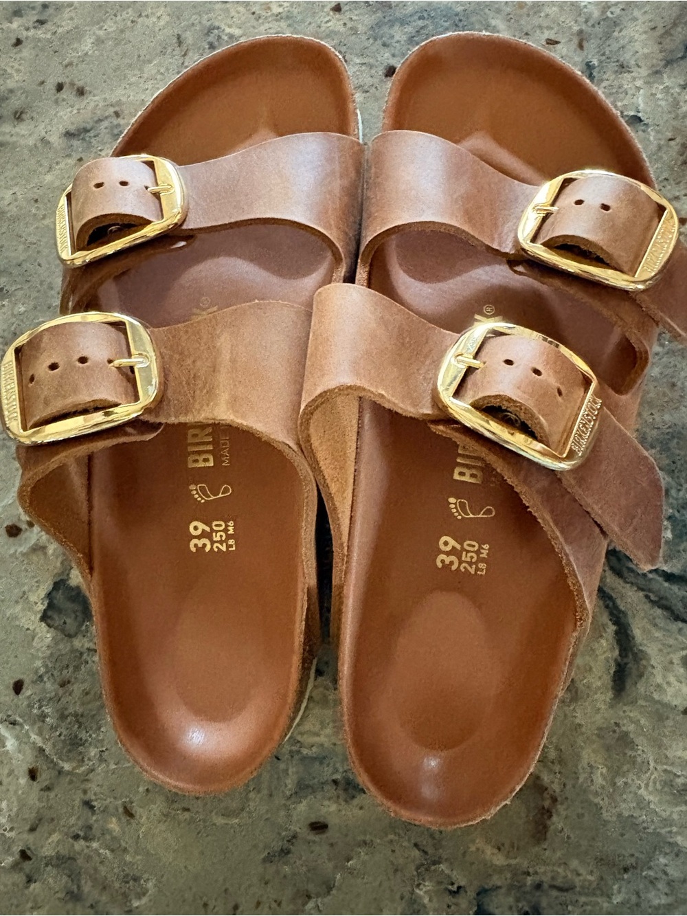 NWOT Birkenstock Arizona Big Buckle Slide Sandal, size 39 - Picture 8 of 11